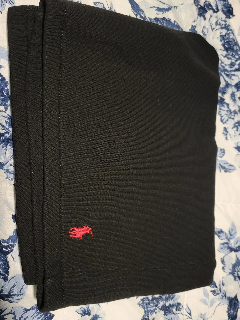 Polo by Ralph Lauren Black Leggings with Red Pony